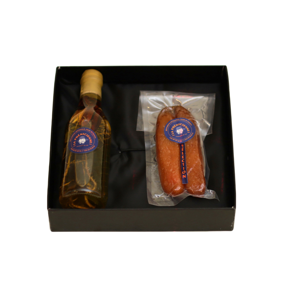 16 Coffret huile pimentée et boutargue – La Phénicienne – Image 1